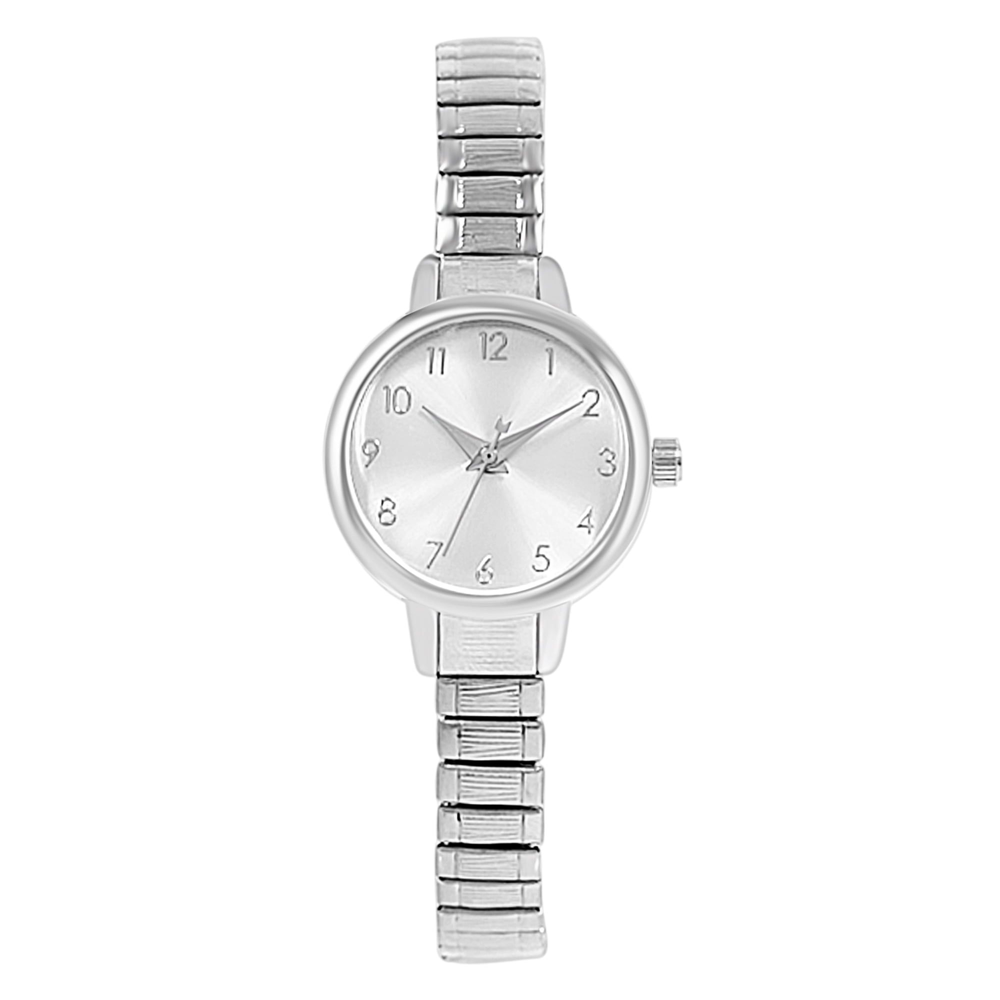 Women's Adult Square Silver Analogue Watch