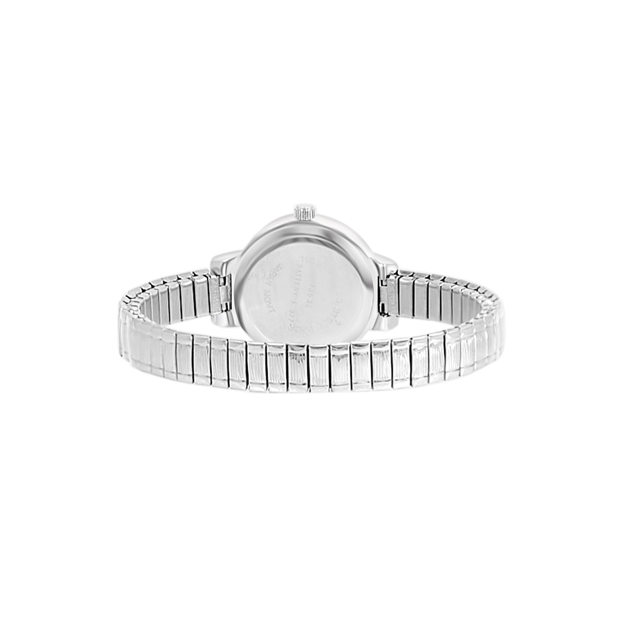 Women's Adult Square Silver Analogue Watch image 2